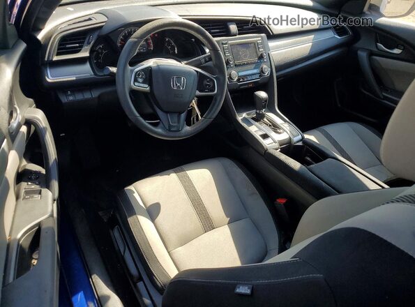 2HGFC4B55HH307397 2017 HONDA CIVIC Blue წინა პანელის ხედი