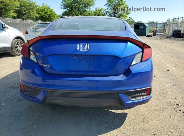 2HGFC4B55HH307397 2017 HONDA CIVIC Blue უკანა ხედი