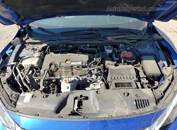 2HGFC4B55HH307397 2017 HONDA CIVIC Blue უკანა სალონის ხედი