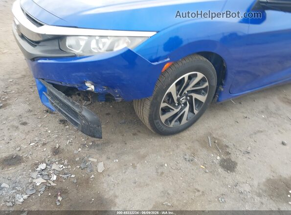 2HGFC4B56HH306842 2017 HONDA CIVIC Blue Front view