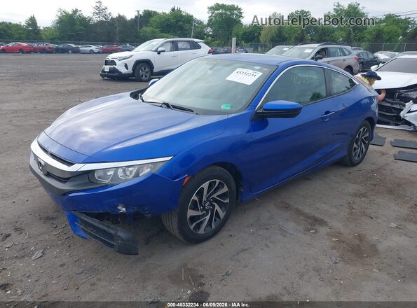 2HGFC4B56HH306842 2017 HONDA CIVIC Blue Front left