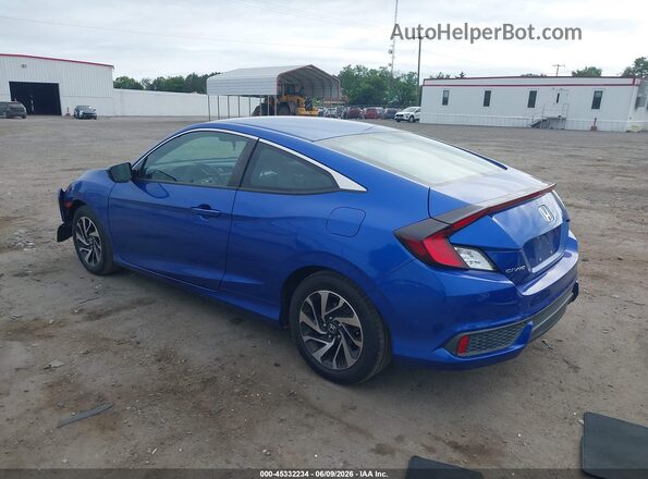2HGFC4B56HH306842 2017 HONDA CIVIC Blue Rear left