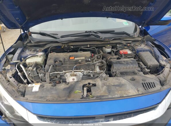 2HGFC4B56HH306842 2017 HONDA CIVIC Blue Rear view