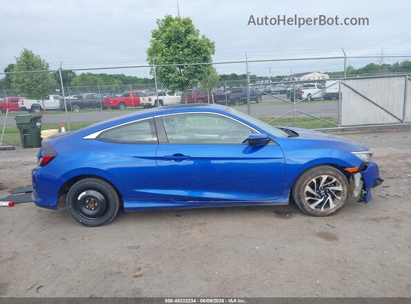 2HGFC4B56HH306842 2017 HONDA CIVIC Blue Rear interior view