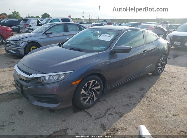2HGFC4B57HH306445 2017 HONDA CIVIC Gray Przód lewy