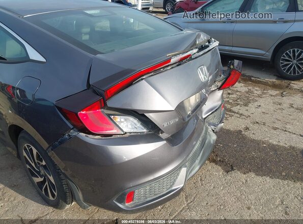 2HGFC4B57HH306445 2017 HONDA CIVIC Gray Widok z przodu
