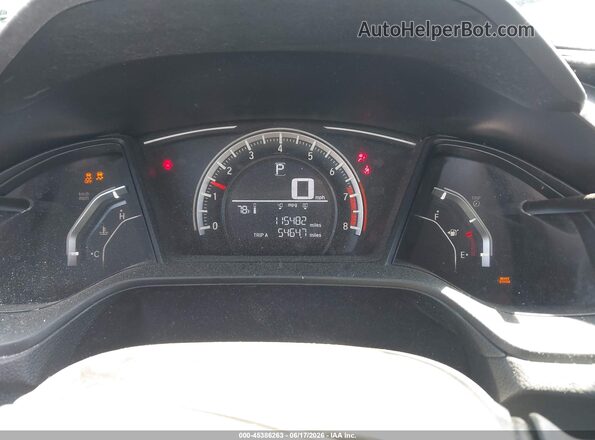 2HGFC4B57HH307224 2017 HONDA CIVIC Gray Widok tylnych siedzeń