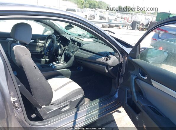 2HGFC4B57HH307224 2017 HONDA CIVIC Gray Widok wnętrza z przodu