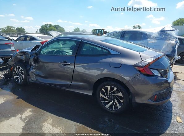 2HGFC4B57HH307224 2017 HONDA CIVIC Gray Widok wnętrza 360 stopni