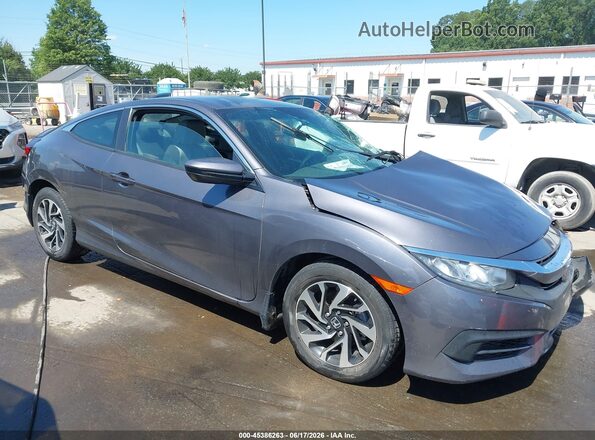 2HGFC4B57HH307224 2017 HONDA CIVIC Gray Widok wnętrza z tyłu