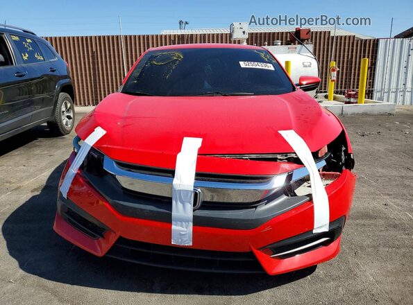 2HGFC4B58GH314228 2016 HONDA CIVIC Red Դիմացի տեսք