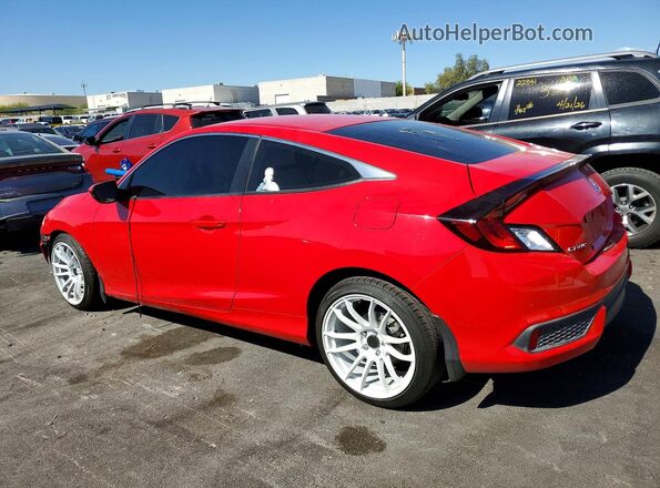 2HGFC4B58GH314228 2016 HONDA CIVIC Red Հետևի ձախ