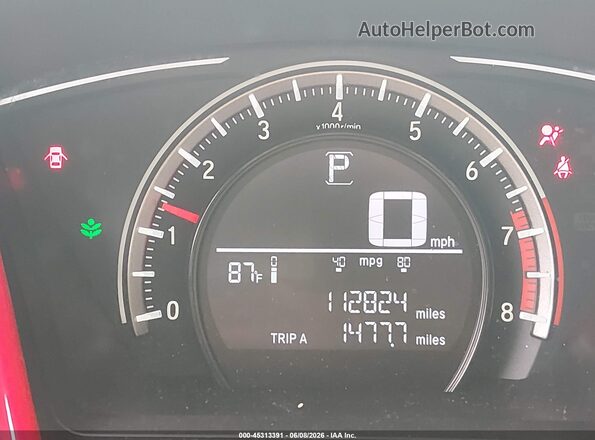 2HGFC4B5XHH312384 2017 HONDA CIVIC Red 
