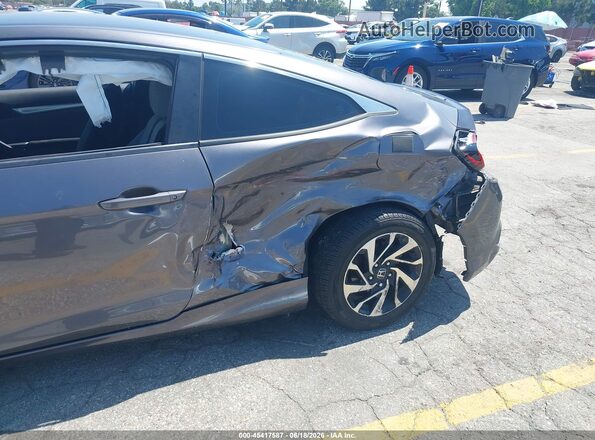 2HGFC4B5XJH303464 2018 HONDA CIVIC Gray Widok z przodu