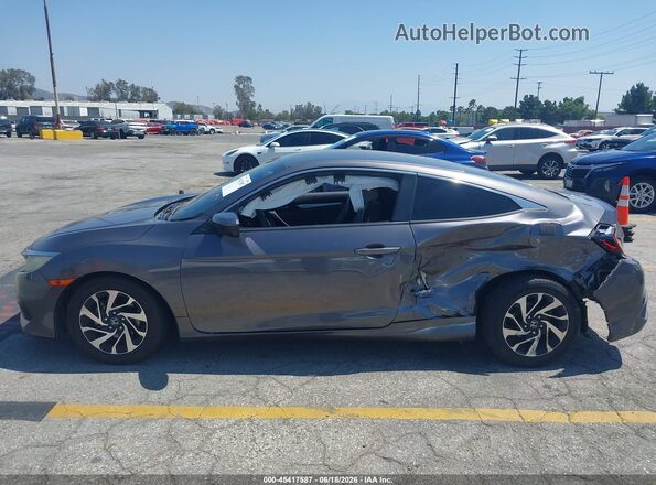 2HGFC4B5XJH303464 2018 HONDA CIVIC Gray Widok wnętrza 360 stopni