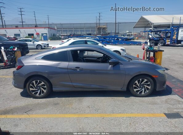 2HGFC4B5XJH303464 2018 HONDA CIVIC Gray Widok wnętrza z tyłu