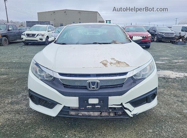 2HGFC4B60JH400293 2018 HONDA CIVIC White Front view