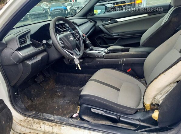 2HGFC4B60JH400293 2018 HONDA CIVIC White Front interior view