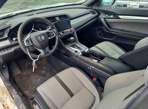 2HGFC4B60JH400293 2018 HONDA CIVIC White Dashboard view