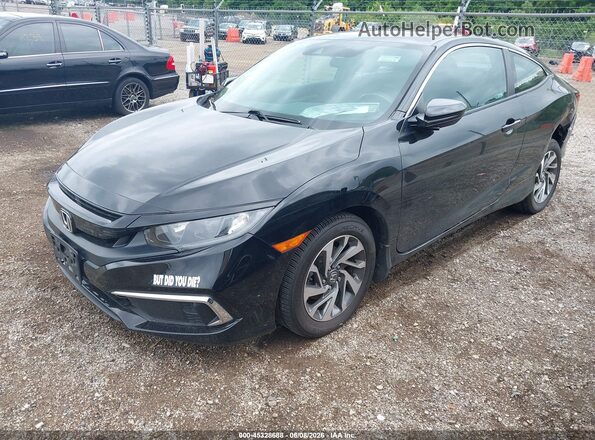 2HGFC4B61KH301970 2019 HONDA CIVIC Черный Передняя левая четверть