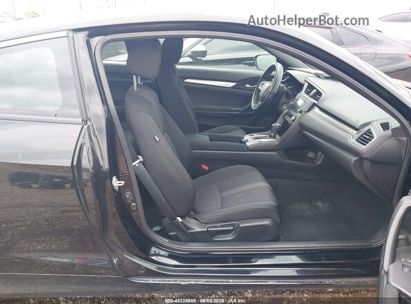 2HGFC4B61KH301970 2019 HONDA CIVIC Черный Вид салона спереди