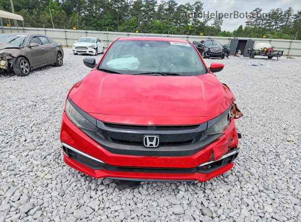 2HGFC4B61KH305890 2019 HONDA CIVIC Red წინა ხედი
