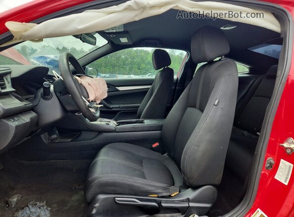 2HGFC4B61KH305890 2019 HONDA CIVIC Red წინა სალონის ხედი