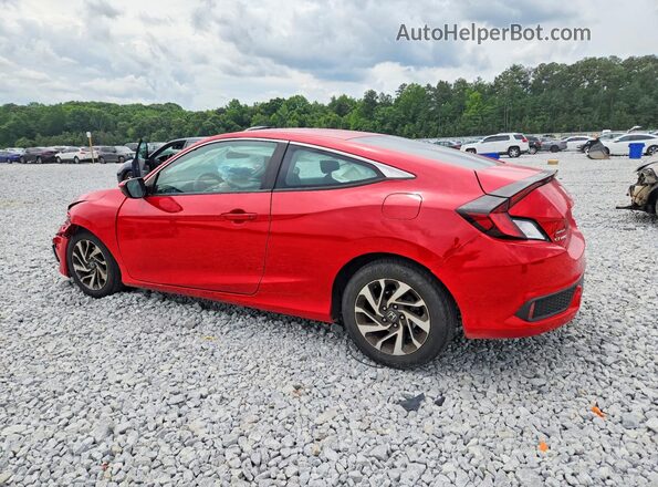 2HGFC4B61KH305890 2019 HONDA CIVIC Red უკანა მარცხენა