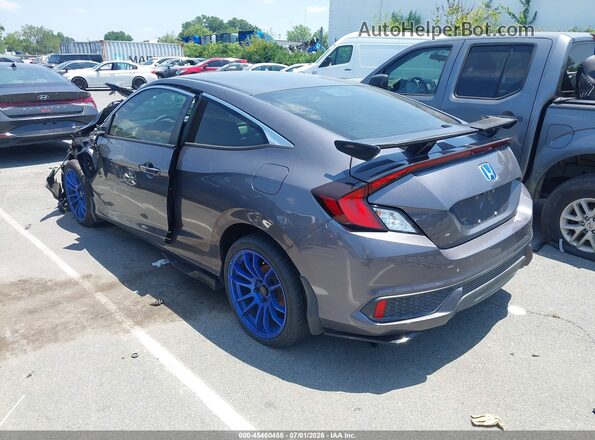 2HGFC4B62KH301010 2019 HONDA CIVIC Gray Задня ліва чверть
