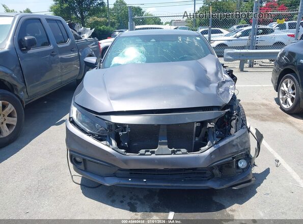 2HGFC4B62KH301010 2019 HONDA CIVIC Gray Вид щитка приладів