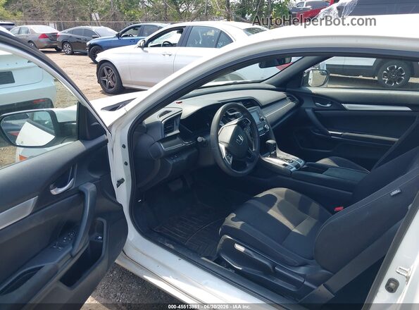 2HGFC4B63KH310475 2019 HONDA CIVIC White წინა სალონის ხედი