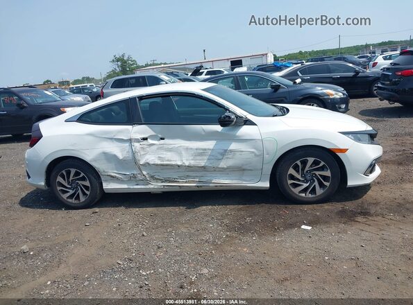 2HGFC4B63KH310475 2019 HONDA CIVIC White უკანა სალონის ხედი