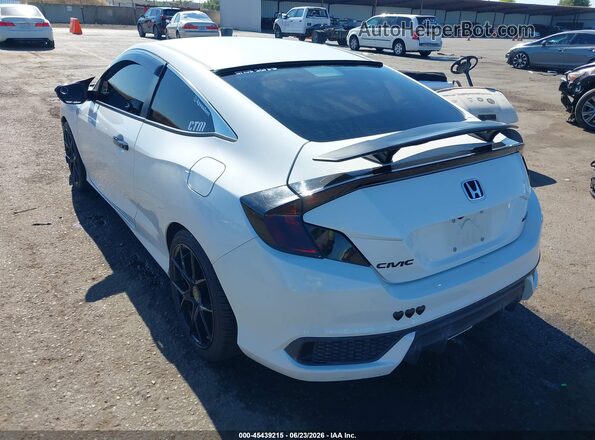 2HGFC4B81KH300755 2019 HONDA CIVIC White Rear left