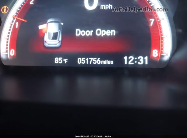 2HGFC4B81KH300755 2019 HONDA CIVIC White Instrument cluster view
