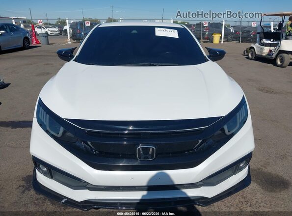 2HGFC4B81KH300755 2019 HONDA CIVIC White Front view