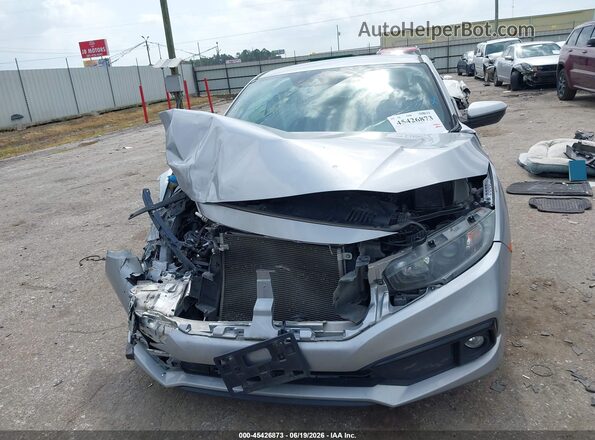 2HGFC4B81KH305969 2019 HONDA CIVIC Silver Instrument cluster view