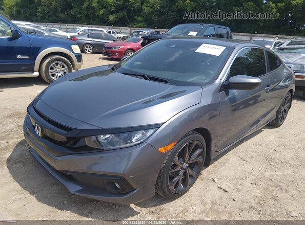 2HGFC4B84LH302436 2020 HONDA CIVIC Gray Front view