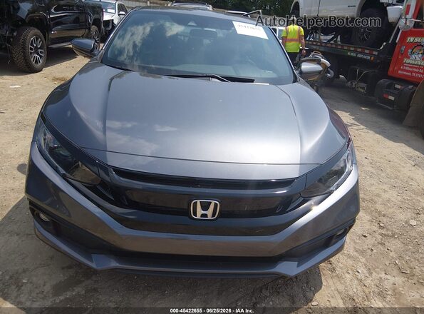 2HGFC4B84LH302436 2020 HONDA CIVIC Gray Instrument cluster view