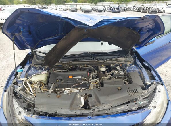 2HGFC4B85KH309023 2019 HONDA CIVIC Blue Widok z tyłu