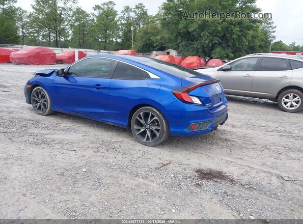 2HGFC4B85KH309023 2019 HONDA CIVIC Blue Tył lewy