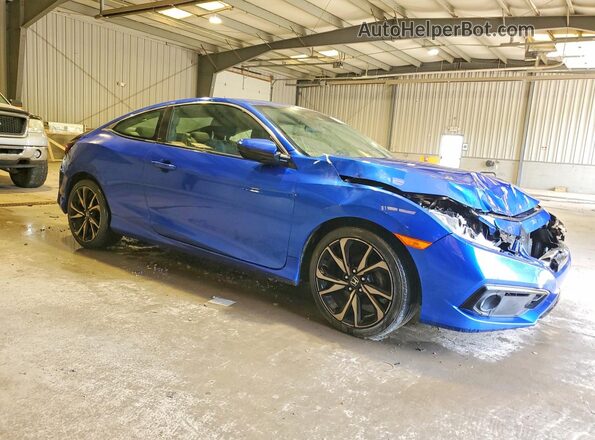 2HGFC4B86KH302579 2019 HONDA CIVIC Blue 