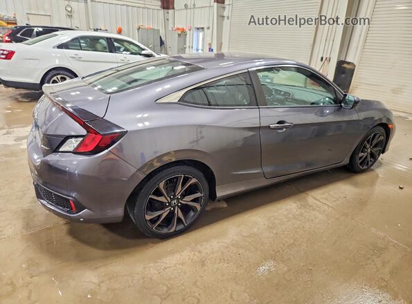 2HGFC4B89KH301684 2019 HONDA CIVIC Gray Tył prawy