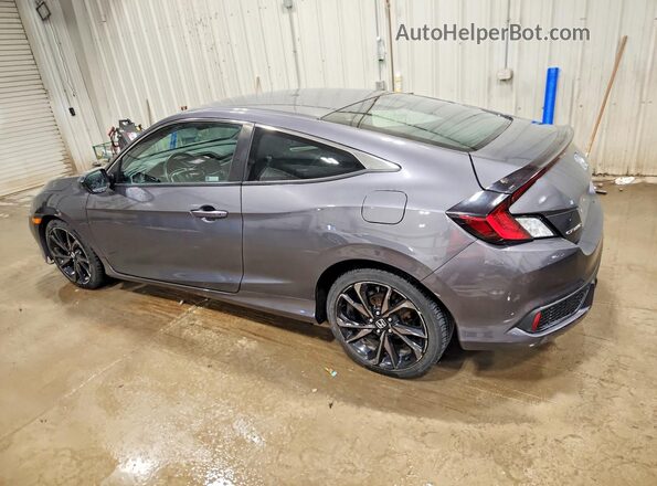 2HGFC4B89KH301684 2019 HONDA CIVIC Gray Tył lewy