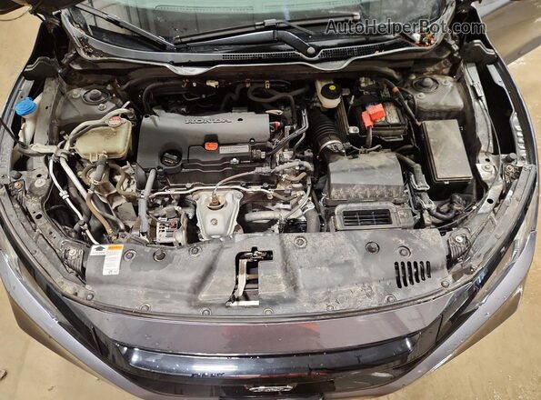 2HGFC4B89KH301684 2019 HONDA CIVIC Gray Widok wnętrza z tyłu