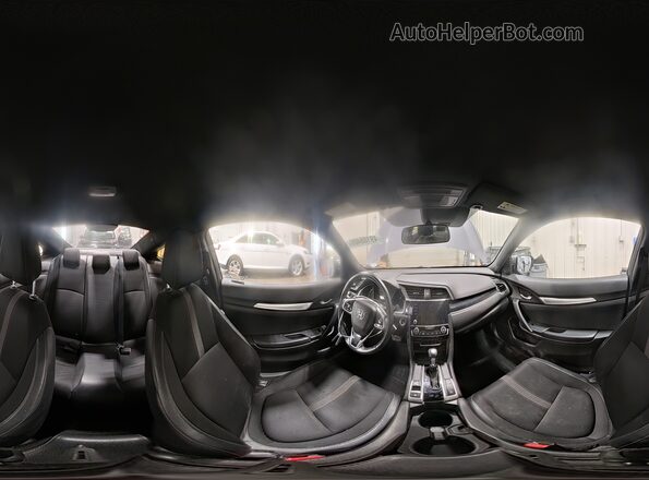 2HGFC4B89KH301684 2019 HONDA CIVIC Gray Widok naklejki z numerem VIN