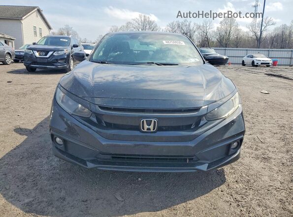 2HGFC4B89KH303936 2019 HONDA CIVIC Black Widok z przodu
