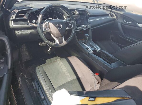 2HGFC4B89KH303936 2019 HONDA CIVIC Black Widok deski rozdzielczej