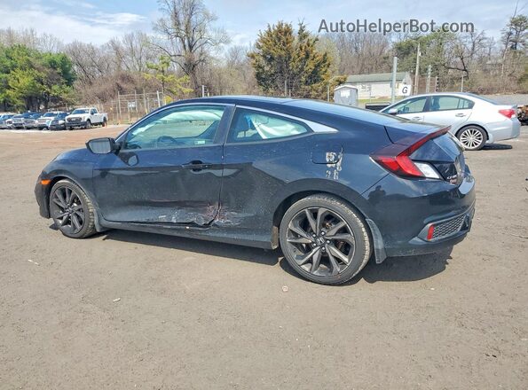 2HGFC4B89KH303936 2019 HONDA CIVIC Black Tył lewy