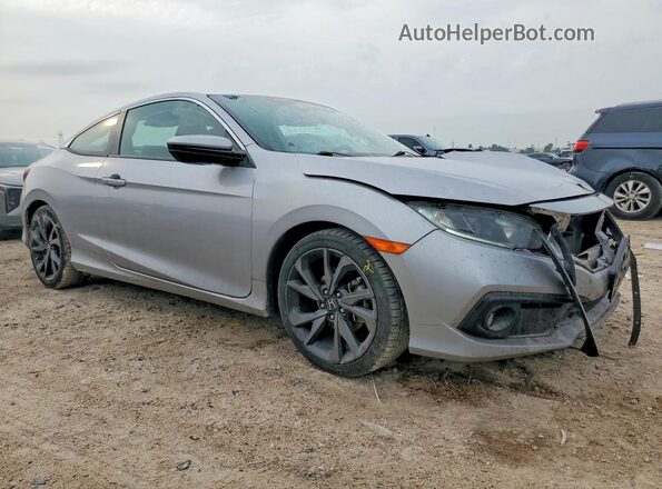 2HGFC4B8XKH303265 2019 HONDA CIVIC Silver Передня права чверть