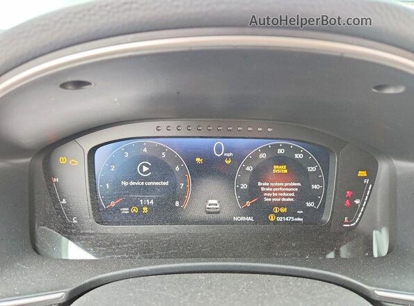 2HGFE1E51SH472066 2025 HONDA CIVIC Black Вид щитка приладів